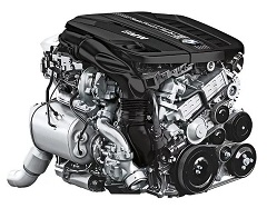 Насадки M Performance с диффузором для BMW X6 F16, дизельный двигатель, оригинал