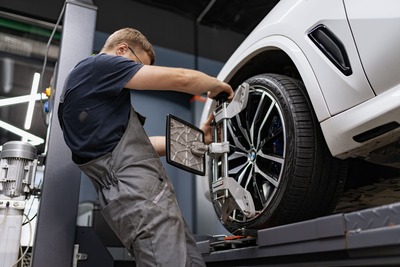 BMW регулировка развала