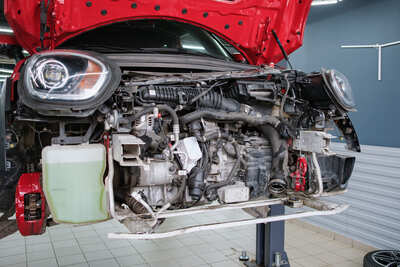 Чистка радиаторов Mini Countryman F60
