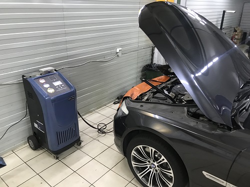 Мойка радиаторов BMW 750 F02