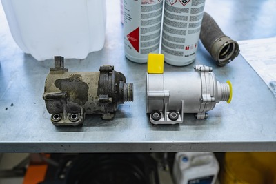 Замена помпы BMW F25