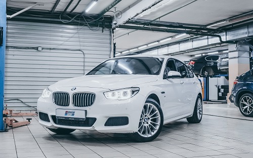 BMW F07 Замена сайлентблоков передних продольных рычагов