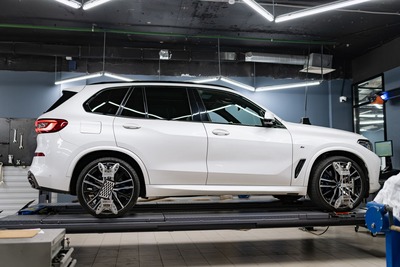 BMW регулировка развала
