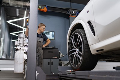 BMW регулировка развала
