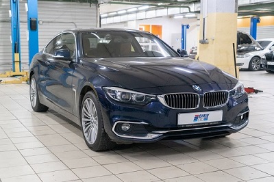 Замена подушек ДВС BMW F32