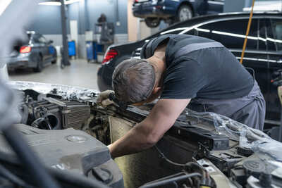 Замена помпы BMW F25