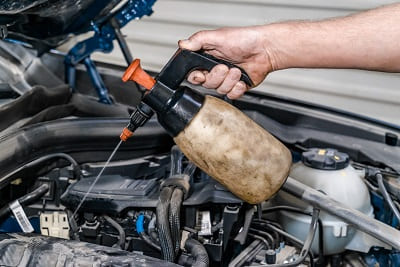 Новый БМВ X3 oil service
