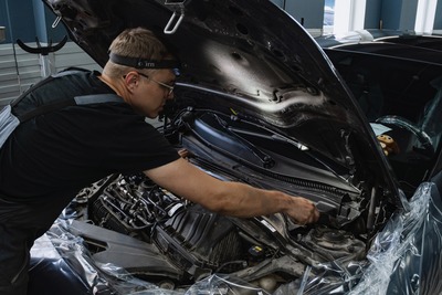 В работе BMW M235i xDrive