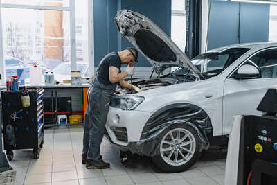 Замена помпы BMW F25