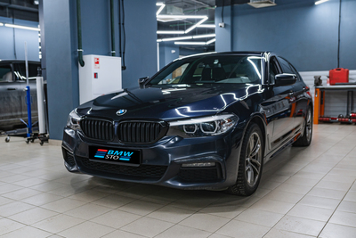 Обслуживание трансмиссии и замена рулевых тяг на BMW G30